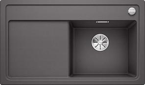 Кухонная мойка Blanco Zenar 45 S (темная скала, правая, с клапаном-автоматом InFino®)