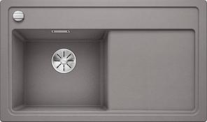 Кухонная мойка Blanco Zenar 45 S (алюметаллик, левая, с клапаном-автоматом InFino®)