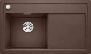 Кухонная мойка Blanco Zenar 45 S (кофе, левая, с клапаном-автоматом InFino®)