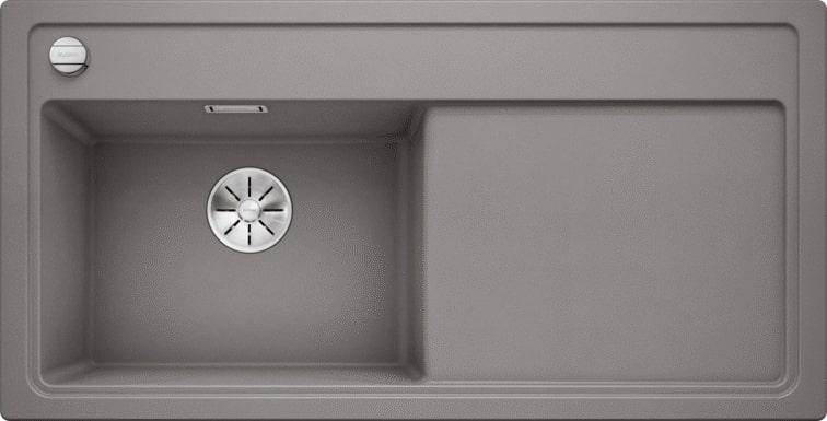 Кухонная мойка Blanco Zenar XL 6 S (алюметаллик, левая, с клапаном-автоматом InFino®)