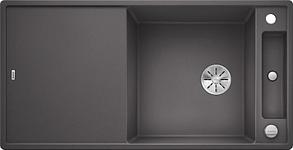 Кухонная мойка Blanco Axia III XL 6 S-F (темная скала, доска стекло, с клапаном-автоматом InFino®)