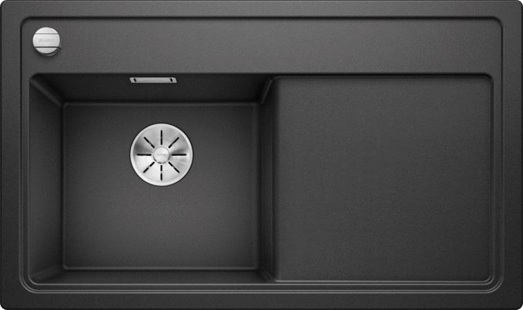 Кухонная мойка Blanco Zenar 45 S-F (антрацит, левая, с клапаном-автоматом InFino®)