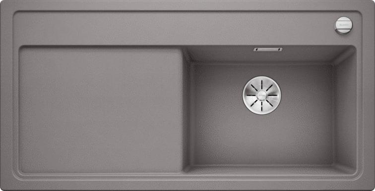Кухонная мойка Blanco Zenar XL 6 S-F (алюметаллик, правая, с клапаном-автоматом InFino®)