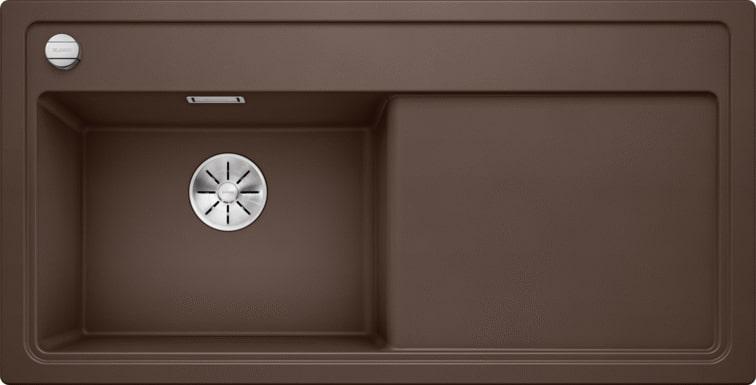 Кухонная мойка Blanco Zenar XL 6 S-F (кофе, левая, с клапаном-автоматом InFino®)