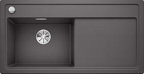 Кухонная мойка Blanco Zenar XL 6 S-F (темная скала, левая, с клапаном-автоматом InFino®)