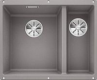 Кухонная мойка Blanco Subline 340/160-U (алюметаллик, левая, с отводной арматурой InFino®)