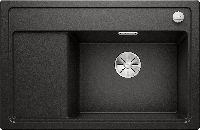 Кухонная мойка Blanco ZENAR XL 6S Compact (черный, чаша справа, доска стекло)