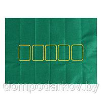 Покер, набор для игры (карты 2 колоды, фишки 100 шт, сукно 40х60 см), фото 5