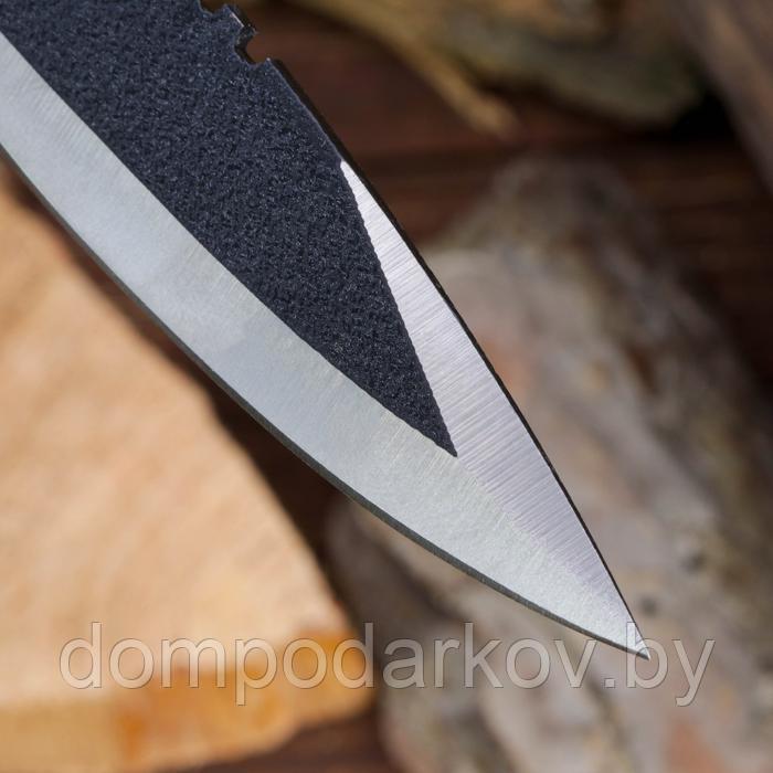Набор метательных ножей "Скорпион", в оплётке, 3 шт., чёрные - фото 3 - id-p144015634
