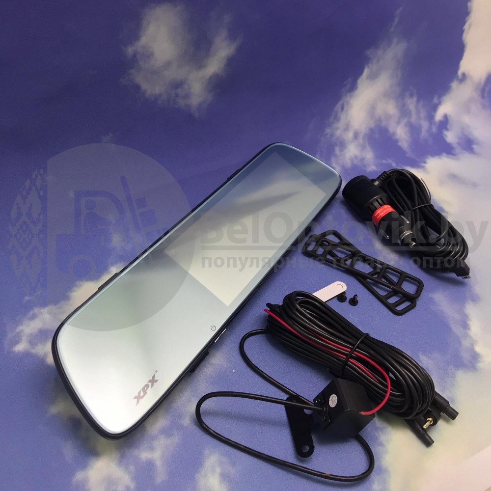 (Оригинал Корея) Зеркало - видеорегистратор XPX ZX829 (в комплекте с двумя камерами дорогазадний вид, - фото 6 - id-p144039566