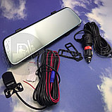 (Оригинал Корея) Зеркало - видеорегистратор XPX ZX968 (в  комплекте с  двумя камерами дорогазадний вид,, фото 9