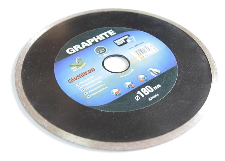 Диск алмазный 180мм сплошной 57H644 Graphite