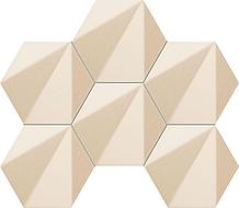 Керамическая плитка мозаика Chenille beige hex 22.1x28.9