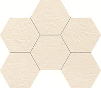 Керамическая плитка мозаика Crude hex grey 22.1x28.9