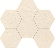 Керамическая плитка мозаика Crude hex grey 22.1x28.9