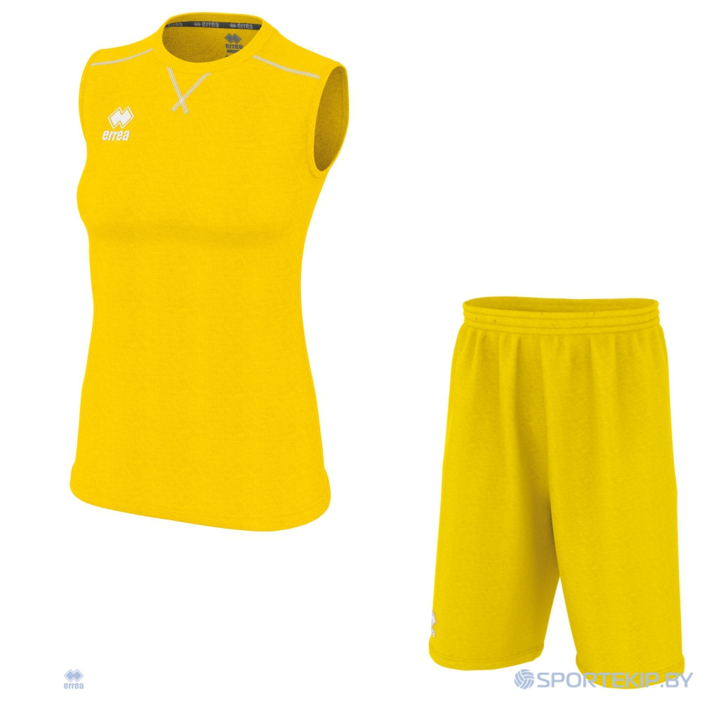 Комплект женской баскетбольной формы ERREA ALISON + DALLAS 3.0 Желтый - фото 1 - id-p144106134