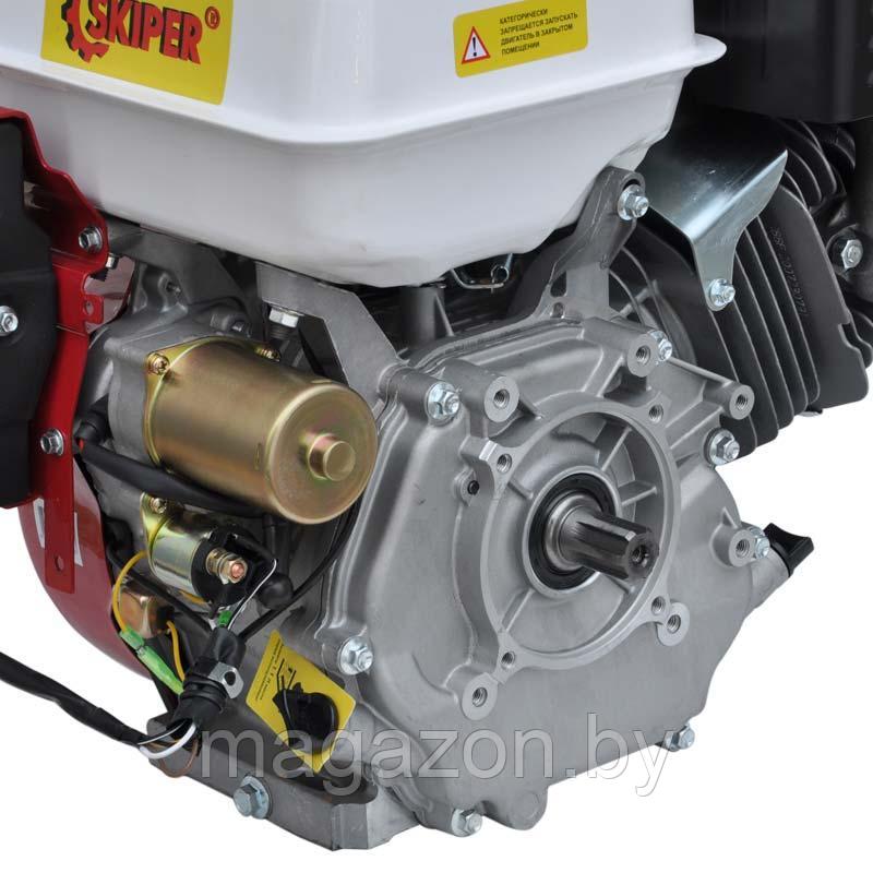 Двигатель бензиновый SKIPER N188F/E(SFT) шлиц. вал 25х40 мм, электростартер - фото 5 - id-p144106451