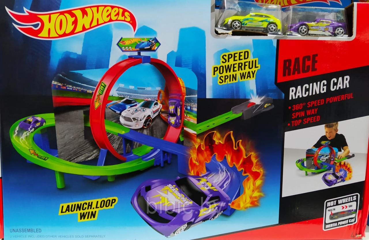 Трек Hotwheel с автозапуском и 2 машинками / Хотвилс