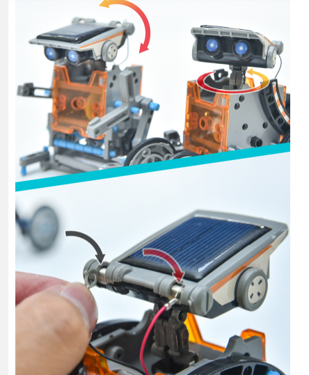 Робот-конструктор на солнечной батарее Solar Robot 14 в1 - фото 7 - id-p144107595