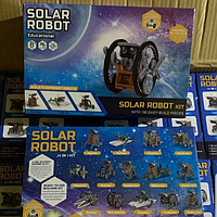 Конструктор робот на солнечных батареях Solar Robot kit 14 в 1