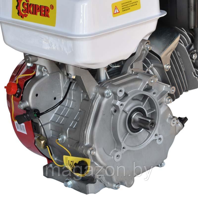 Двигатель бензиновый SKIPER N190F(SFT) шлицевой вал 25х40 мм - фото 4 - id-p144107904