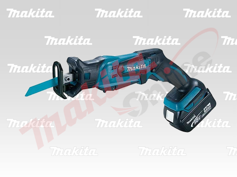 Аккумуляторная компактная сабельная пила Makita DJR 185 RME (18V, 2 х 4Ah, Li-ion)