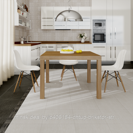 Керамогранит GRASARO Linen G-141/M Светло-Бежевый 400х400, фото 2