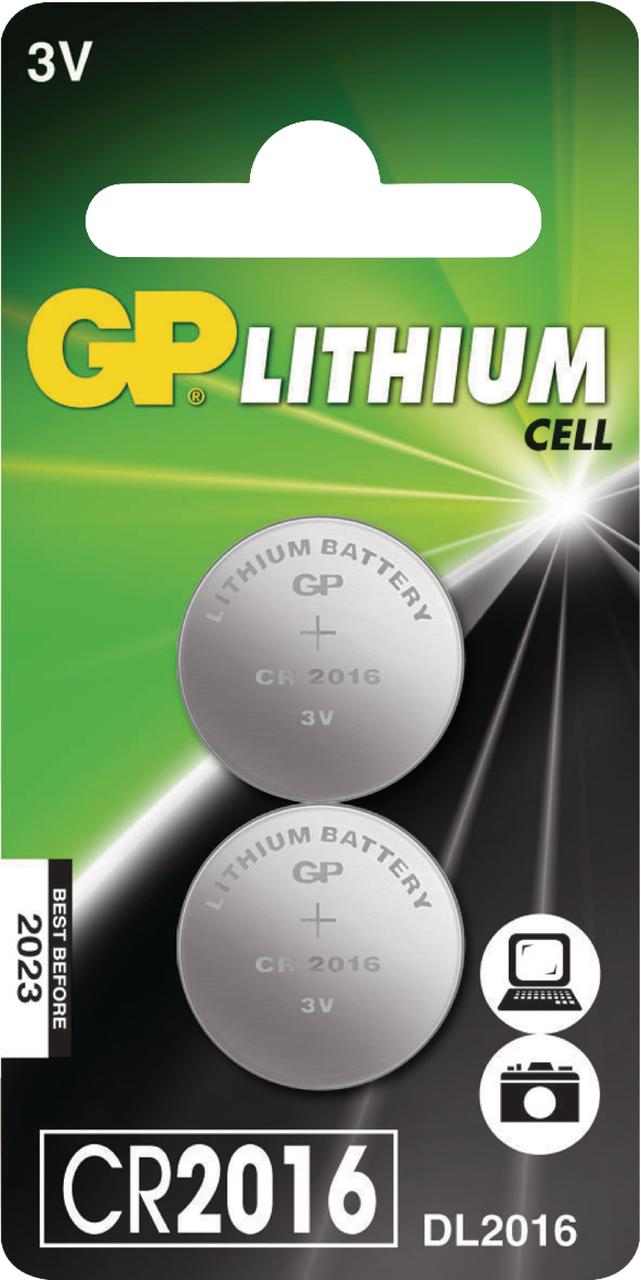 Эл.питания GP Lithium CR2016-7C2 - фото 1 - id-p144113873