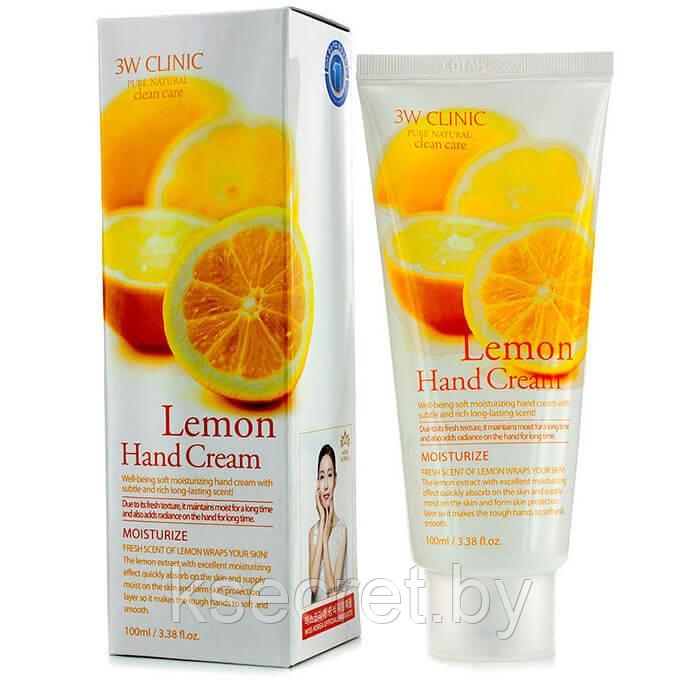 [3W СLINIC] Крем для рук Лимон Lemon Hand Cream, 100 мл - фото 1 - id-p144152917