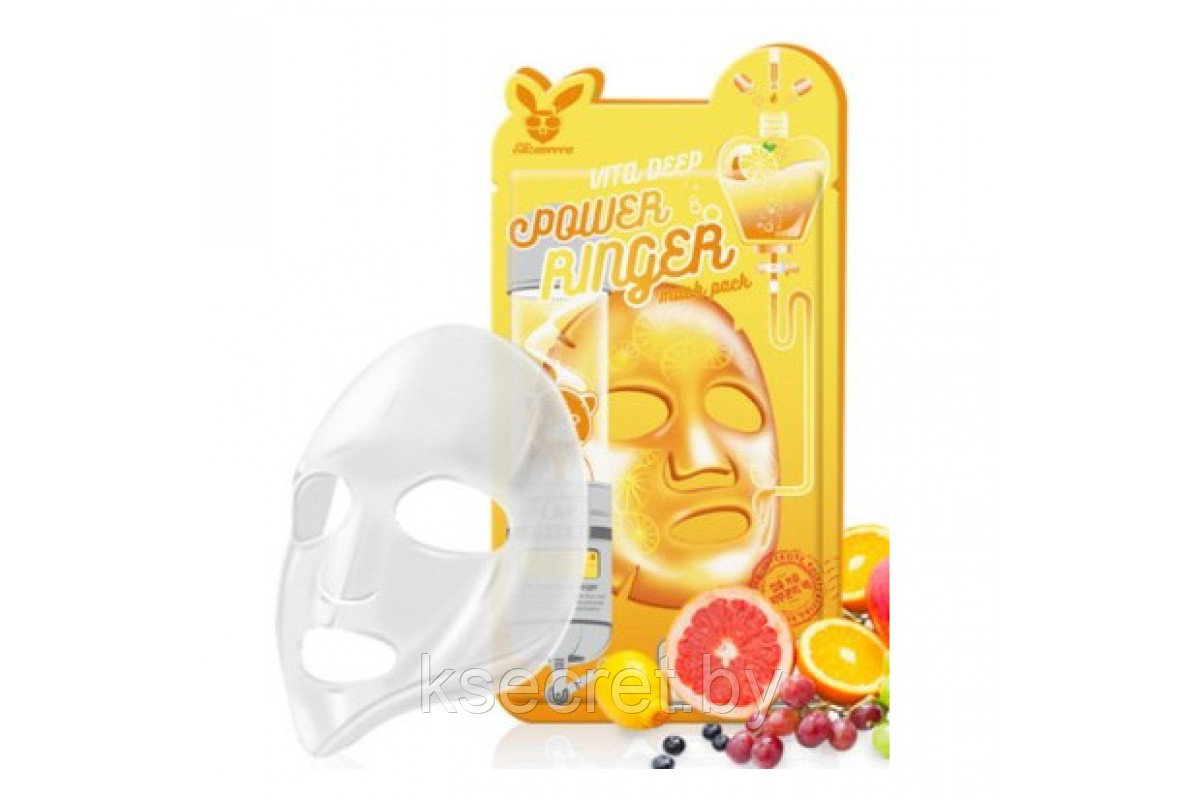 [Elizavecca] Тканевая маска для лица ВИТАМИНЫ Vita Deep Power Ringer Mask Pack - фото 1 - id-p144155668