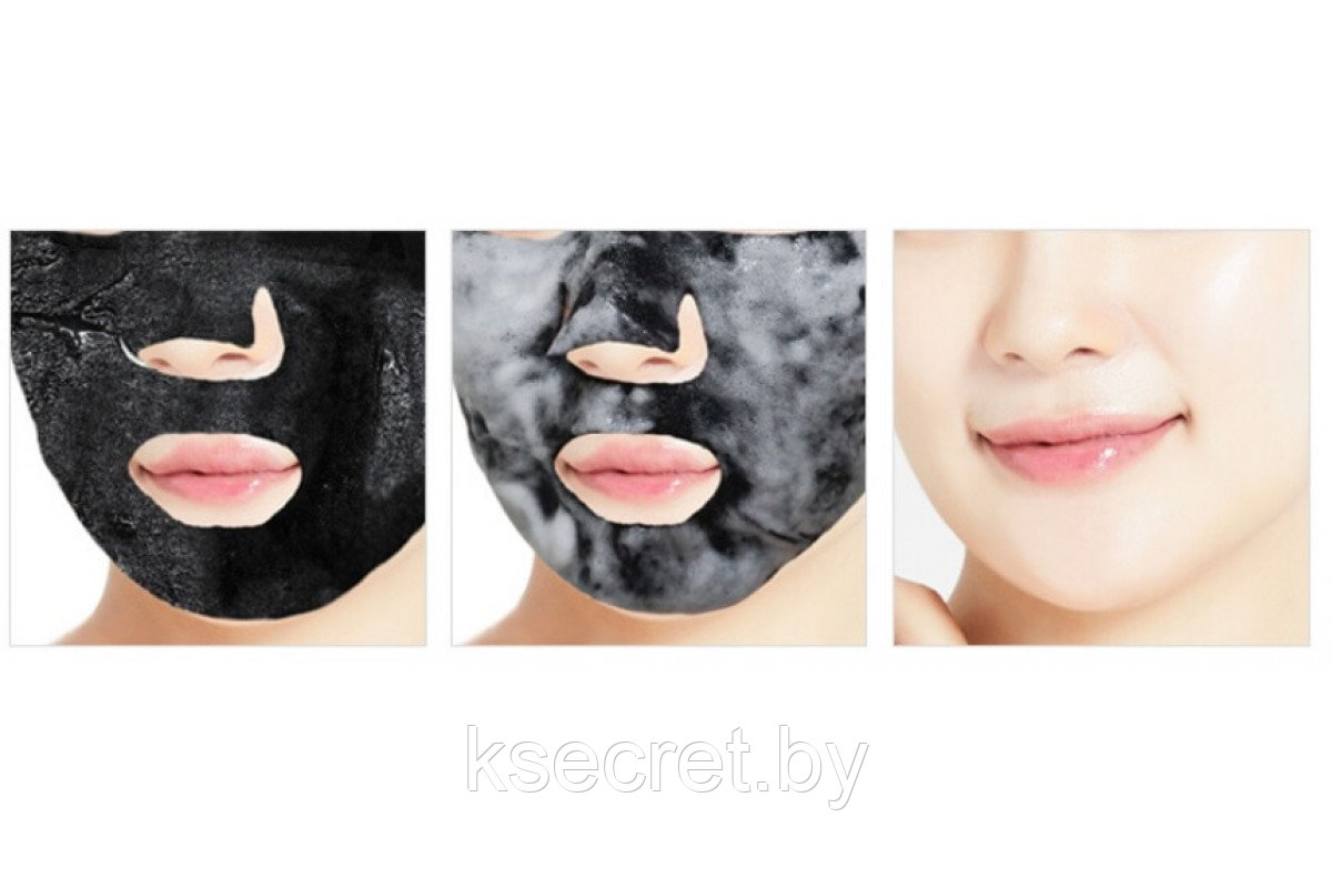 [Elizavecca] Тканевая маска для лица ПУЗЫРЬКОВАЯ Witch Piggy Hell-Pore Black Solution Bubble S - фото 2 - id-p144156374
