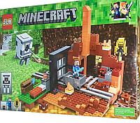 Конструктор Майнкрафт Портал в подземелье JLB 3d70, 433 дет., аналог Лего Minecraft 21143