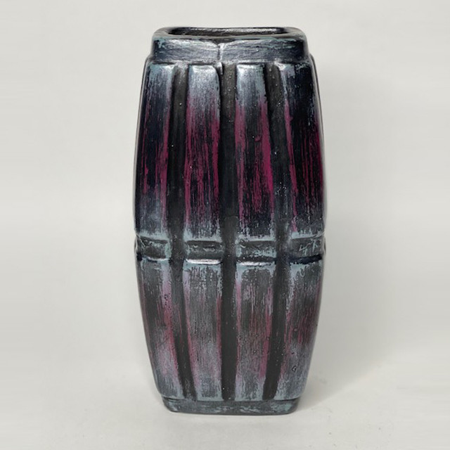 Ваза керамическая ручной работы Shabby dark - фото 2 - id-p144184938