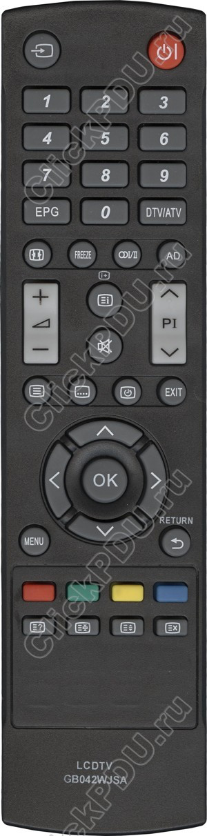 Пульт телевизионный Sharp GB042WJSA ic LCD TV