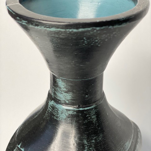 Ваза керамическая Gray-black-blue - фото 3 - id-p144189731