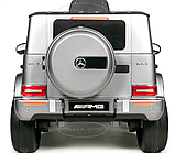 Детский электромобиль RiverToys Mercedes-AMG G63 4WD K999KK (серый глянец) Лицензия полноприводной, фото 2