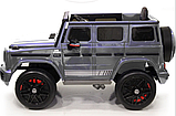 Детский электромобиль RiverToys Mercedes-AMG G63 4WD K999KK (серый глянец) Лицензия полноприводной, фото 3