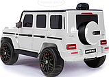 Детский электромобиль RiverToys Mercedes-AMG G63 4WD K999KK (белый) Лицензия полноприводной, фото 3