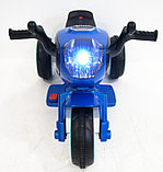 Детский электромобиль, мотоцикл RiverToys HC-1388 (синий), фото 2