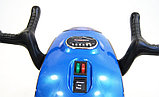 Детский электромобиль, мотоцикл RiverToys HC-1388 (синий), фото 4