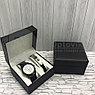 Подарочный набор 2 в 1 мужские кварцевые часы и браслет Модель 25, фото 10