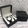 Подарочный набор 2 в 1 мужские кварцевые часы и браслет Модель 19, фото 3