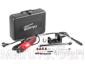 Гравер электрический WORTEX MG 3218 E в чем. + аксессуары 180 вт, 8000-35000 об мин, цанга 3.2 мм (в чем.+ 40