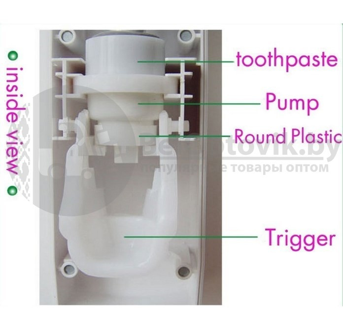 Механический дозатор зубной пасты Toothpaste Dispencer - фото 10 - id-p109393141
