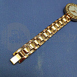 Подарочный комплект Dior (Часы, кулон, браслет) Золото, фото 6