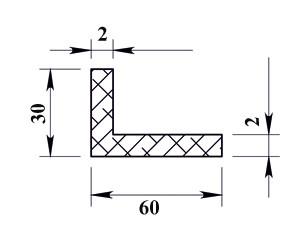 Алюминиевый уголок 60х30х2 (2,0 м) - фото 4 - id-p134183940