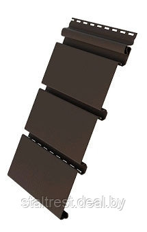 Premium виниловый софит со скрытой перфорацией Estetic(коричневый) - фото 1 - id-p144232464