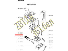 Прокладка (сальник) для кофемашин и кофеварок Krups, Moulinex MS-620781