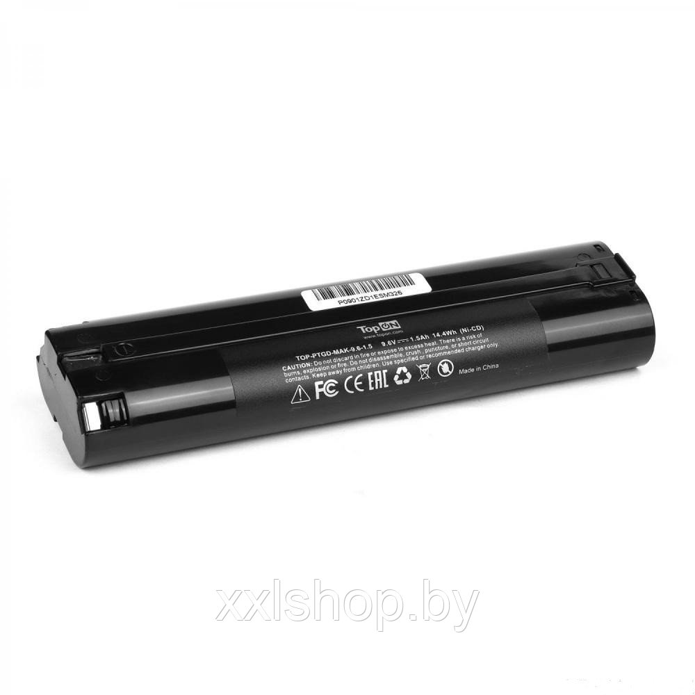 Аккумулятор (акб, батарея) TopON TOP-PTGD-MAK-9.6-1.5 для шуруповертов Makita 9.6В, 1500мАч, Ni-Cd - фото 1 - id-p144242070