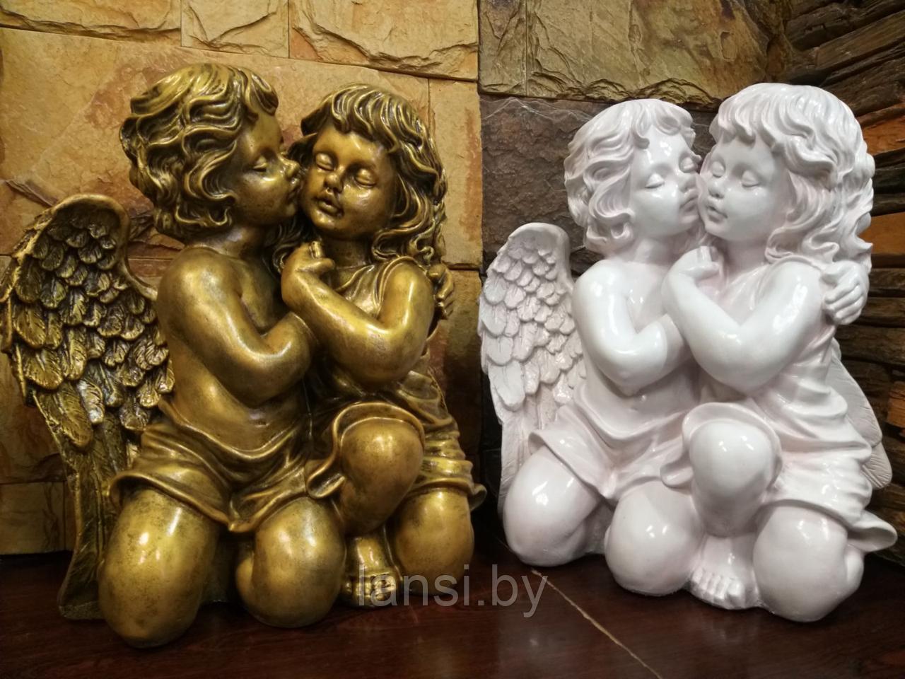 Скульптура "Ангел с девочкой 2" бетон - фото 1 - id-p144242845